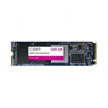 CBR SSD-500GB-M.2-EX22, Внутренний SSD-накопитель, серия "Extra", 500 GB, M.2 2280, PCIe 4.0 x4, NVM