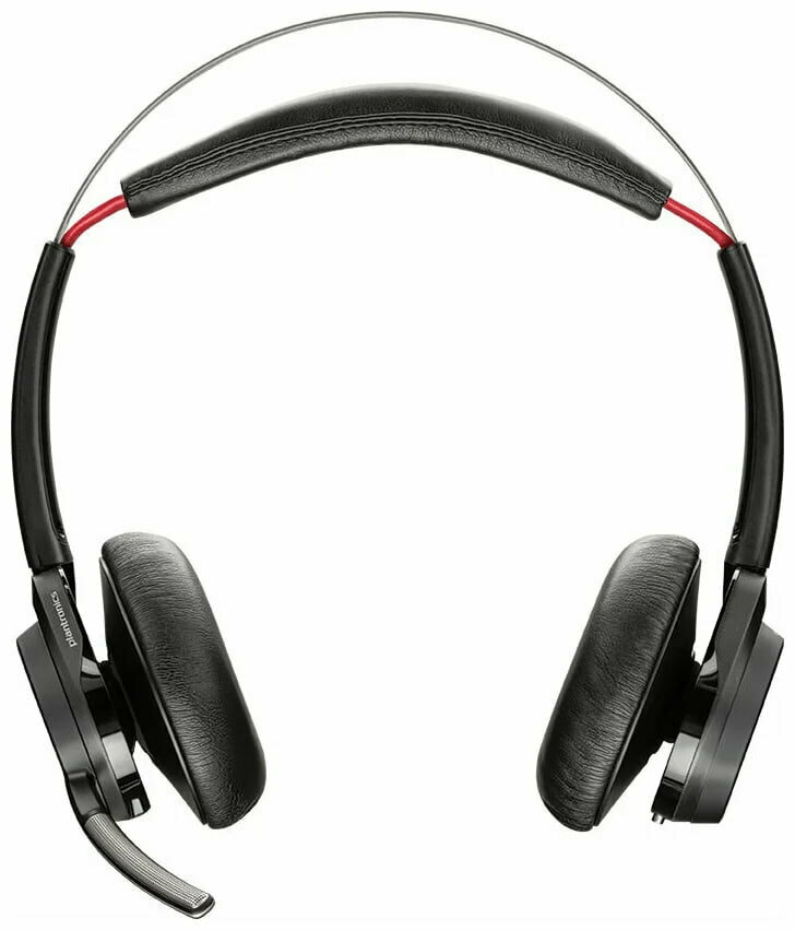 Наушники с микрофоном PLANTRONICS Voyager Focus UC B825M, , накладные, bluetooth, черный - фото №1