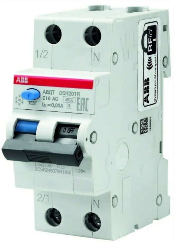   ABB DSH201R 2 30  C 4.5  AC 16 