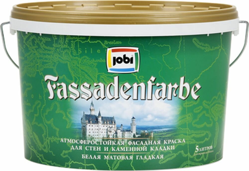 Фасадная краска JOBI FASSADENFARBE 5 л