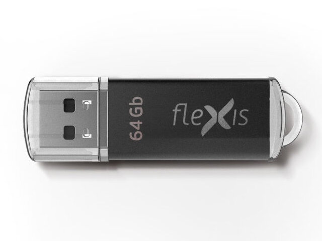 USB Flash Drive 64Gb - Flexis RB-108 USB 3.0 FUB30064RBK-108