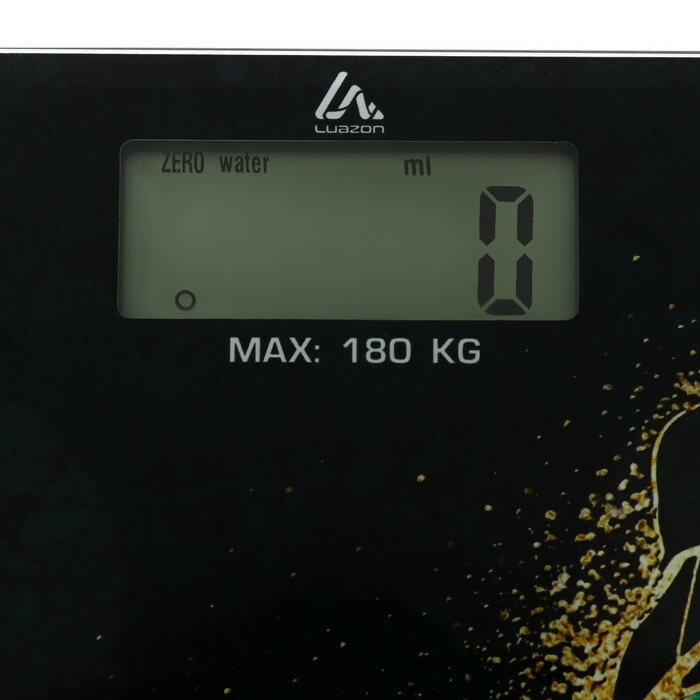 Весы напольные Luazon LVE-015 "Малахит", электронные, до 180 кг, 2хAAА (не в комплекте) - фотография № 3