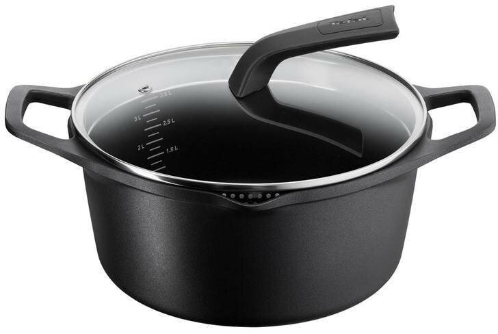 Кастрюля Tefal E2324474, 2.6л, черный (2100123565)