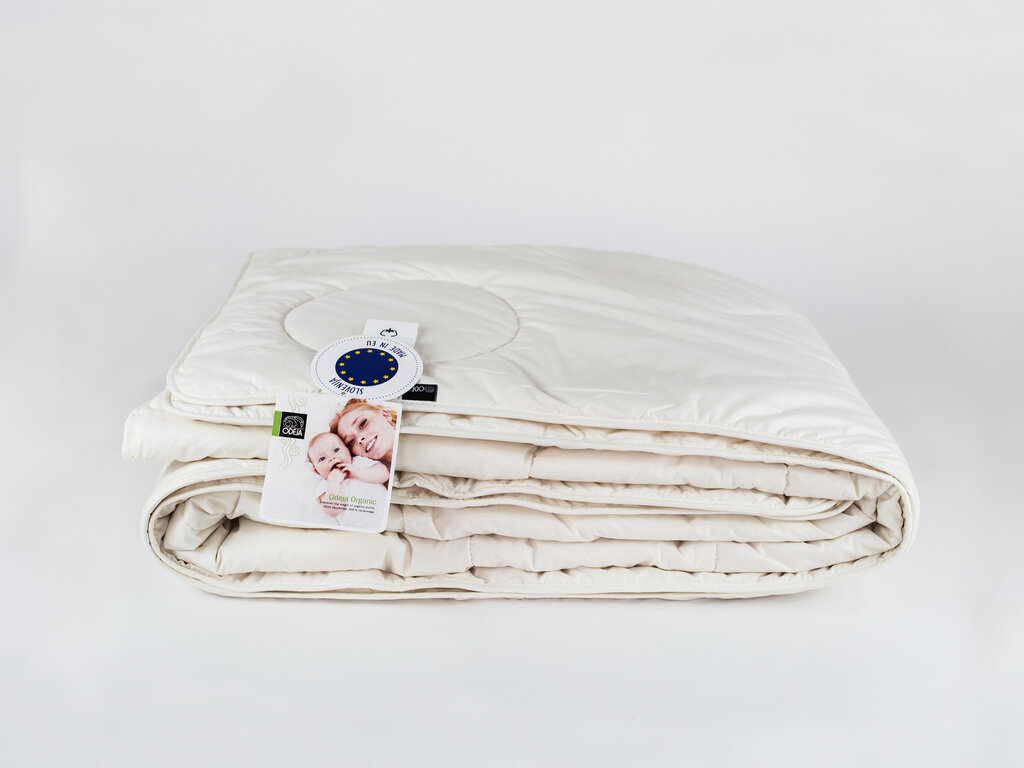 Одеяло ODEJA ORGANIC Lux Cotton легкое 220×200 с наполнителем 100% органический хлопок - фотография № 1