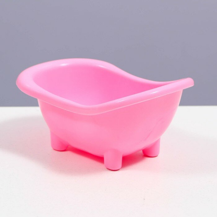 Ванночка для хомяков, 15,5 х 8,5 см, розовая - фотография № 1