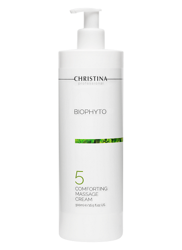 Christina Bio Phyto Comforting Massage Cream Успокаивающий массажный крем (шаг 5) для лица шеи и декольте