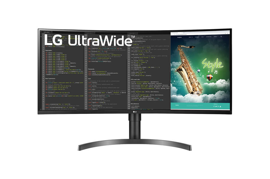 Монитор LG 35WN75C, 3440x1440, 100 Гц, *VA, Ростест (EAC), черный