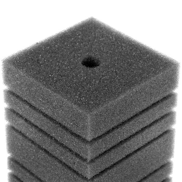 AQUA STORY Губка прямоугольная запасная для фильтра турбо №21, 10х10х16 см - фотография № 2