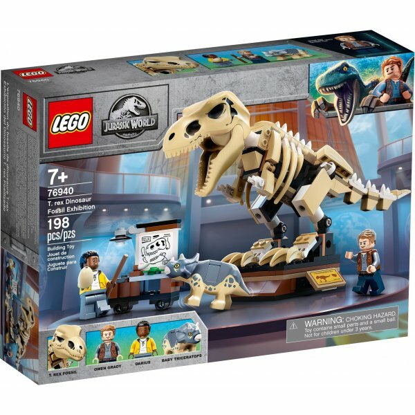 Конструктор Lego Jurassic World 76940 Конструктор LEGO Jurassic World 76940 Скелет тираннозавра на выставке