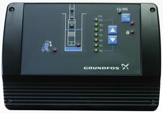 Насос садовый скважинный Grundfos SQE 2-70 1650Вт (в компл.:Блок автоматики) (96160961)