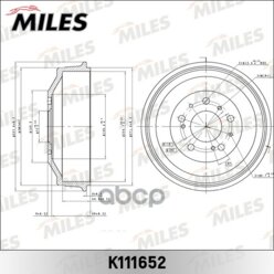 Барабан Тормозной Peugeot Boxer/Fiat Ducato/Citroen Jumper 1t-1.5t Miles арт. K111652