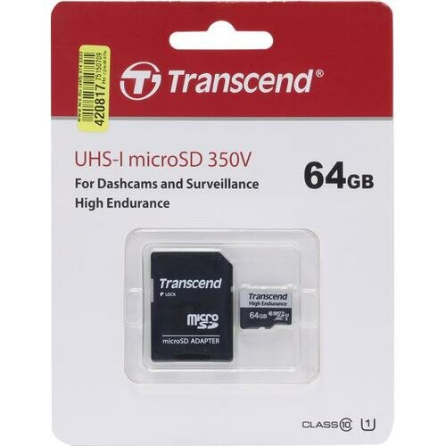 SD карта Transcend High Endurance 350V TS64GUSD350V