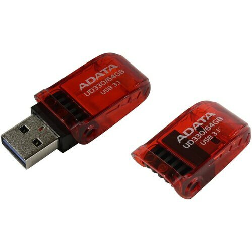 Флешка Adata UD330 AUD330-64G-RRD 64 Гб Red