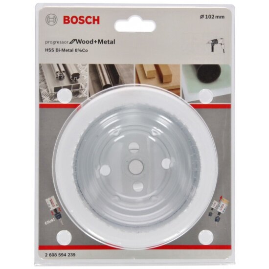 Коронка BOSCH BiM PROGRESSOR 102 mm NEW 2608594239