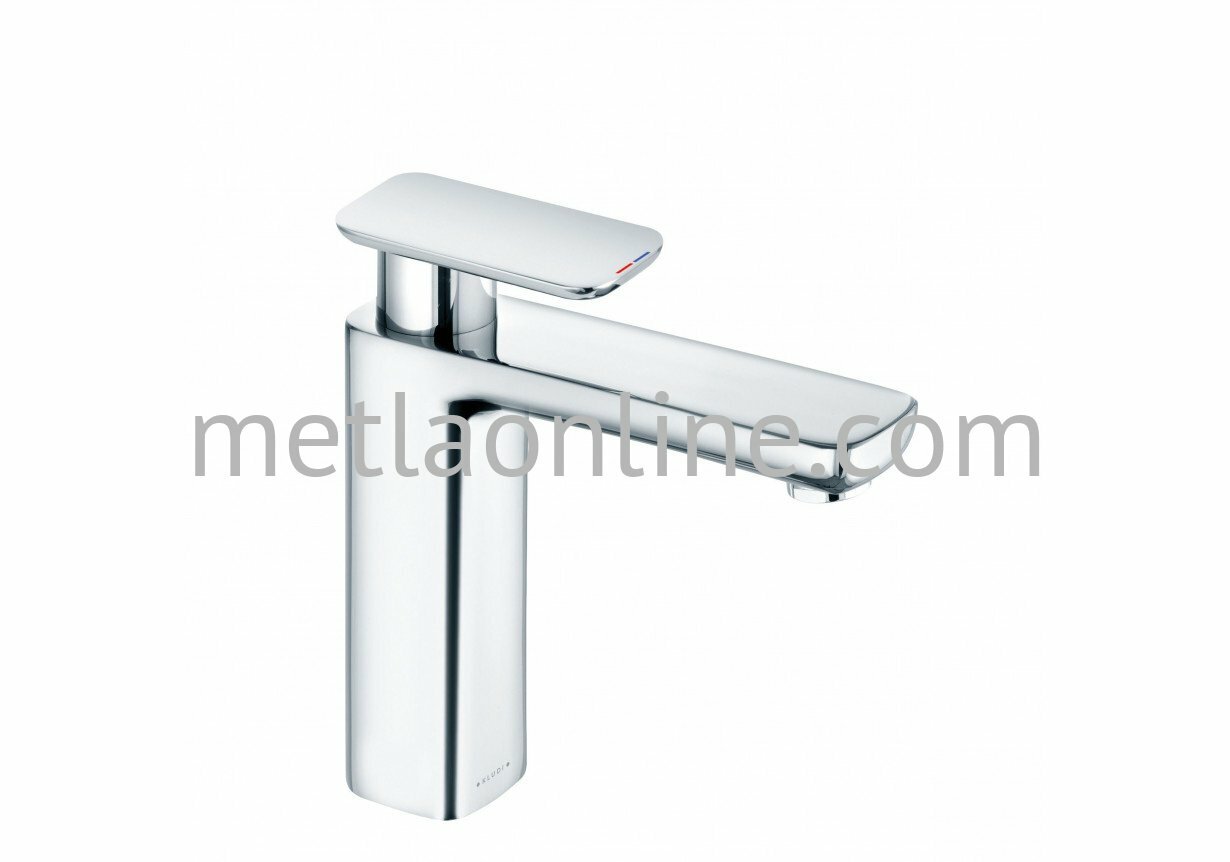 Kludi Смеситель для раковины Kludi E2 492970575 однорычажный, высота 120 мм, без донного клапана