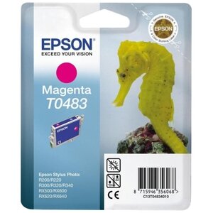 Epson Картридж Epson T0483 Magenta пурпурный C13T04834010