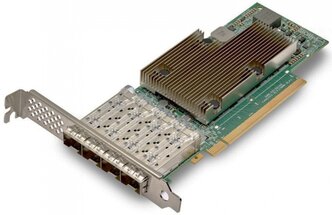 Сетевой адаптер NetXtreme P425G (BCM957504-P425G) SGL 4x25GbE (25/10GbE), PCIe 4.0 x16, SFP28, BCM57504, NIC Adapter OEM {10}