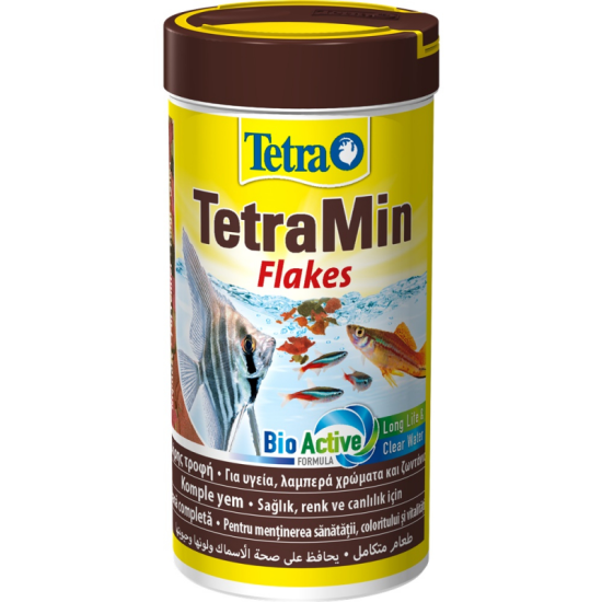 Корм для рыб TETRA Min Flakes для всех видов рыб, в виде хлопьев 250 мл