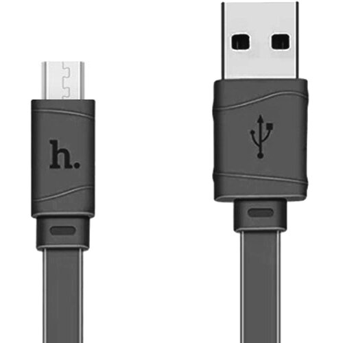 Кабель USB2.0 Am-microB Hoco X5 Black, черный - 1 метр