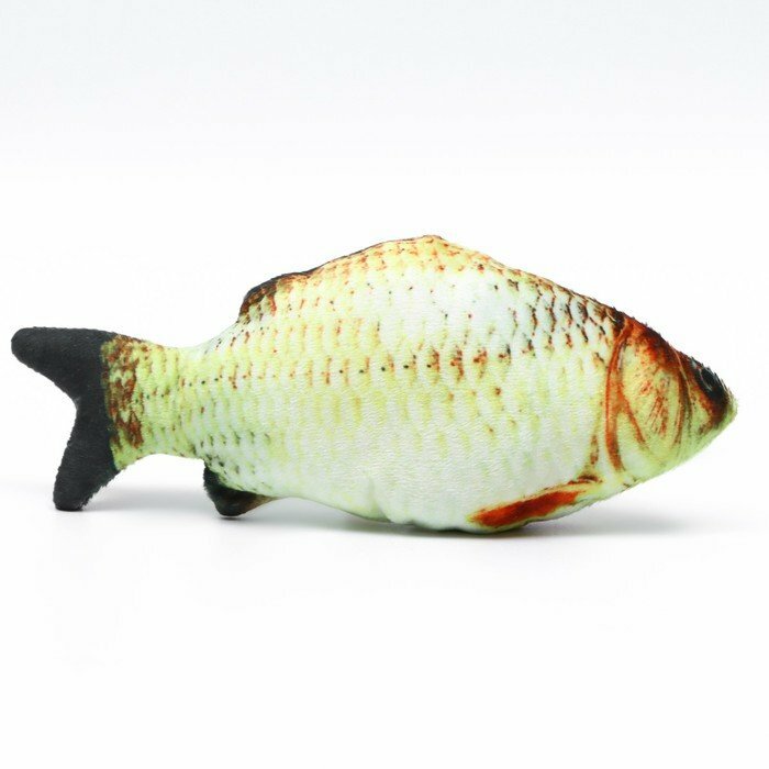 Игрушка "Рыба моей мечты!" с кошачьей мятой, 20 см (комплект из 9 шт) - фотография № 2