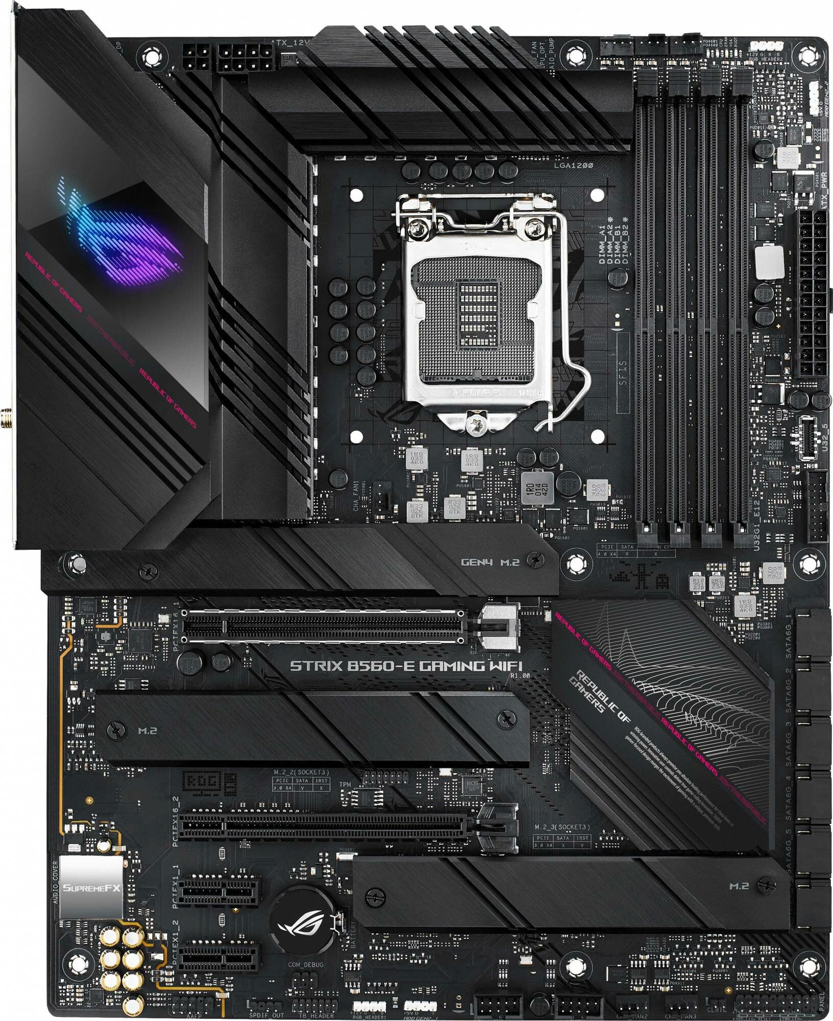 Материнская плата Asus ROG STRIX B560-E GAMING WIFI, Soc-1200, ATX