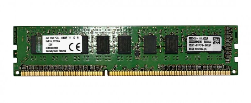 Оперативная память Kingston KVR16LR11S8/4 DDRIII 4GB