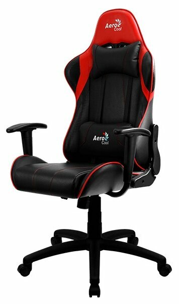 Кресло игровое AeroCool AC100 AIR, Black red