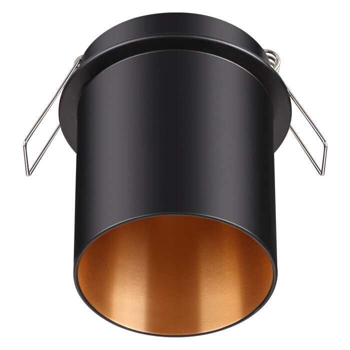 Встраиваемый светильник Novotech Butt 370433, Черный, GU10