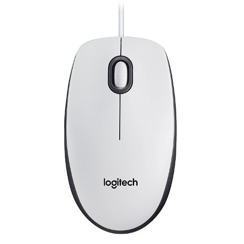 Мышь Logitech M100 White Optical, USB (910-005004)