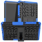 Чехол Hybrid Armor для Samsung Galaxy Tab A7 Lite SM-T220 / SM-T225 (черный + голубой) - изображение
