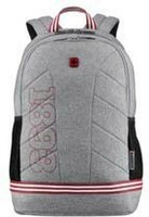 Городской рюкзак WENGER Collegiate Quadma 16", серый, 100% полиэстер, 33х17х43 см, 22 л
