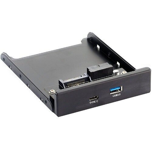 Планка USB3.0 Exegate U3H-617 вывод портов Type-C и usb3.0 с материнской платы на фронтальную панель в 3.5 отсек