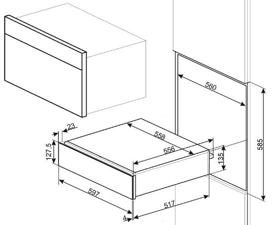 Подогреватель посуды Smeg CPR115B3 - фотография № 2