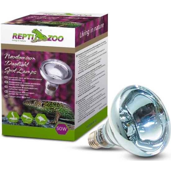 Лампа накаливания REPTI-ZOO , дневная неодимовая 80100B "ReptiDay", 100Вт