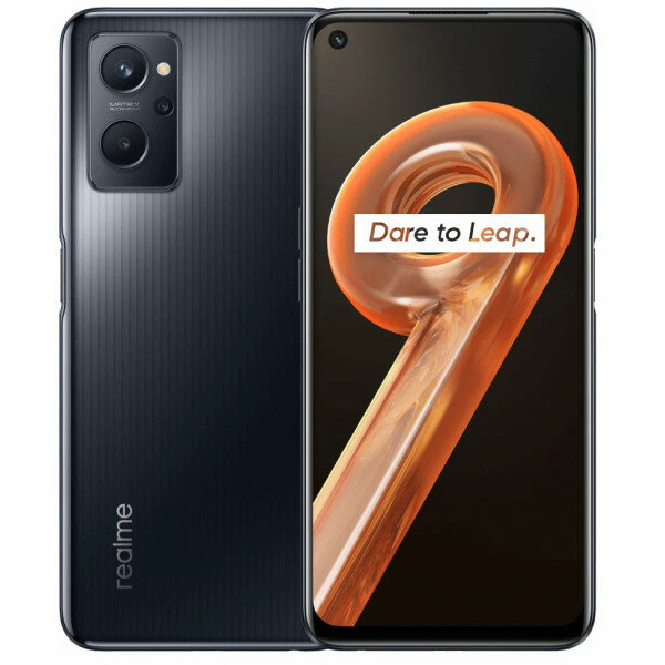 Смартфон realme 9i 6/128 ГБ Global, черный