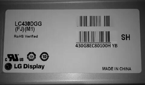 Подсветка для ТВ LG 43UH671V 43UH676V 43UH656V 43UH651V 43" V16 art 2563 rev 2.3 6916L-2563A (UHD1) LC430DGG (FJ)(M2) LC430DGG (FJ)(M1) (Комплект) - фотография № 2