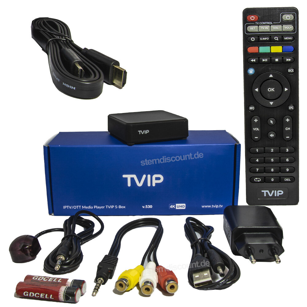 TVIP IPTV/OTT Медиацентр TVIP S-Box v530