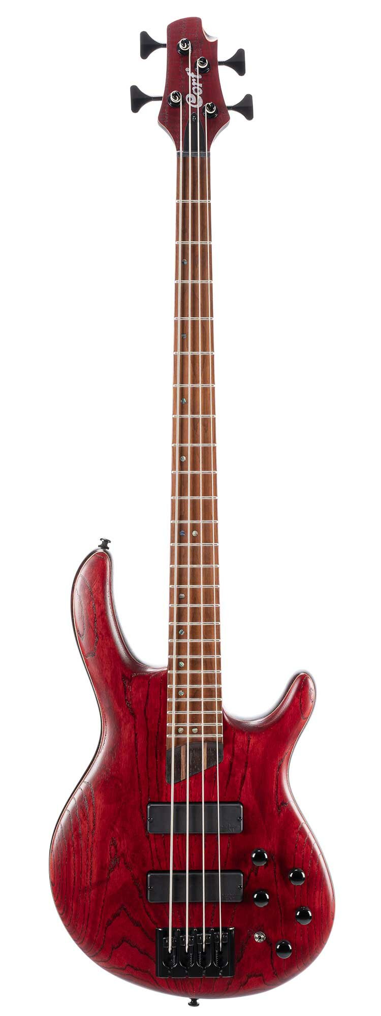 Бас-гитара Cort B4-Element-OPBR Artisan Series красный