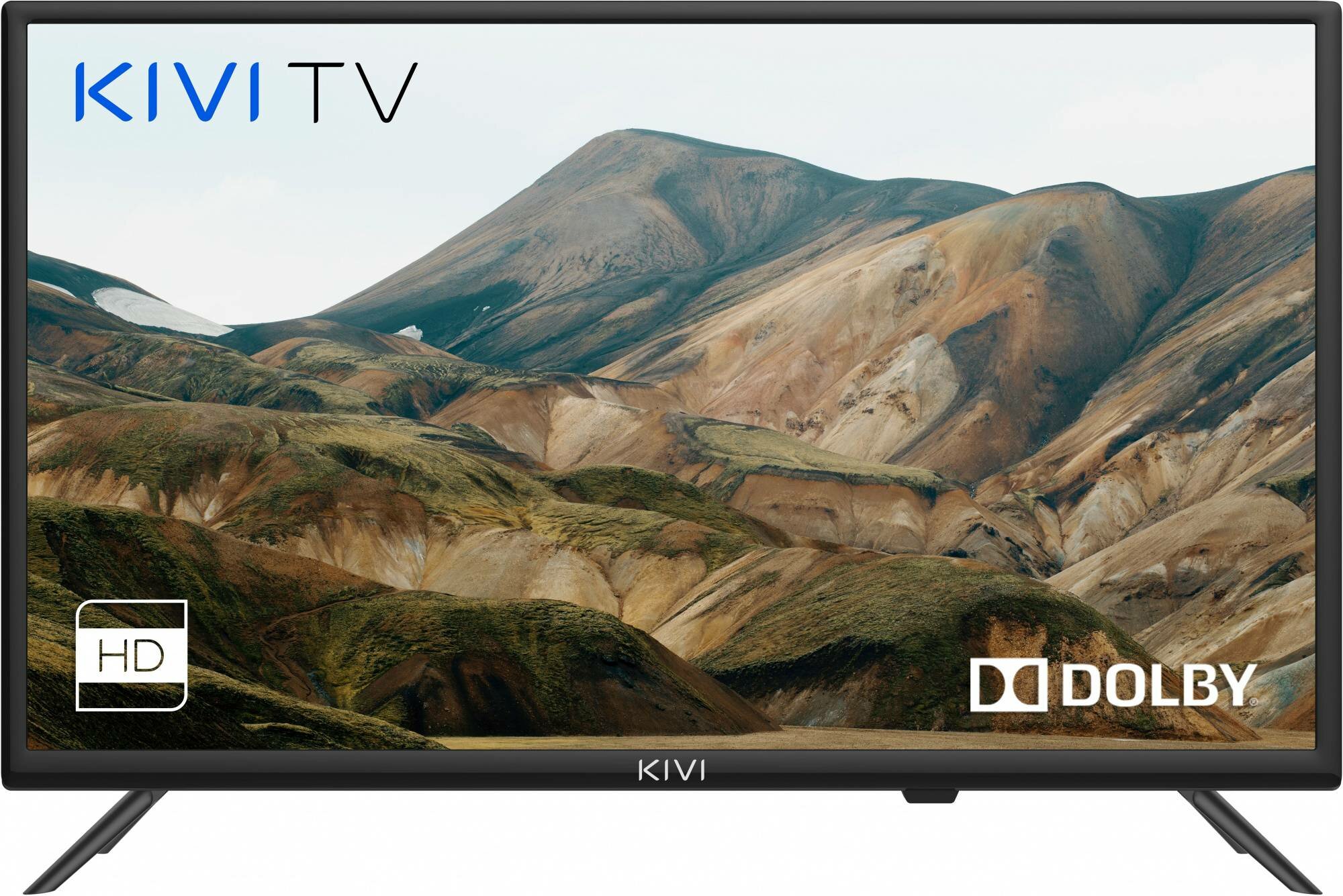 Телевизор Kivi 24H500LB, 24", LED, HD, черный