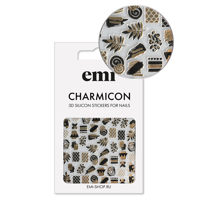 Силиконовые стикеры E.mi Charmicon 3D Silicone Stickers №187 Акценты