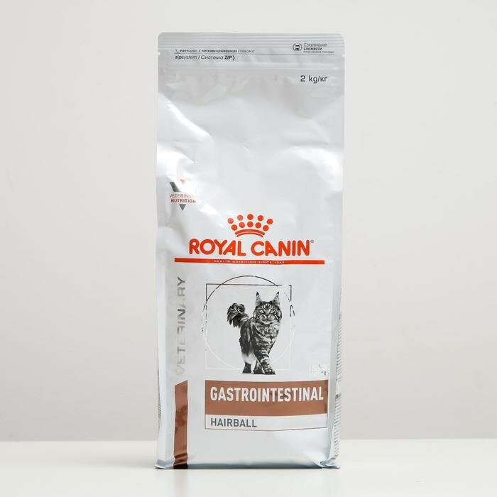 Royal Canin Сухой корм RC Gastrointestinal Hairball control для кошек, 2 кг - фотография № 1