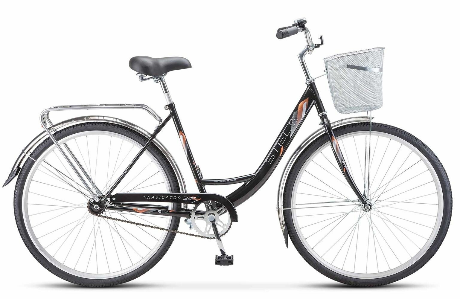 Городской велосипед STELS Navigator 345 28 Z010 20" Черный в собранном виде