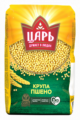 Крупа пшено "Царь" 800гр 2шт