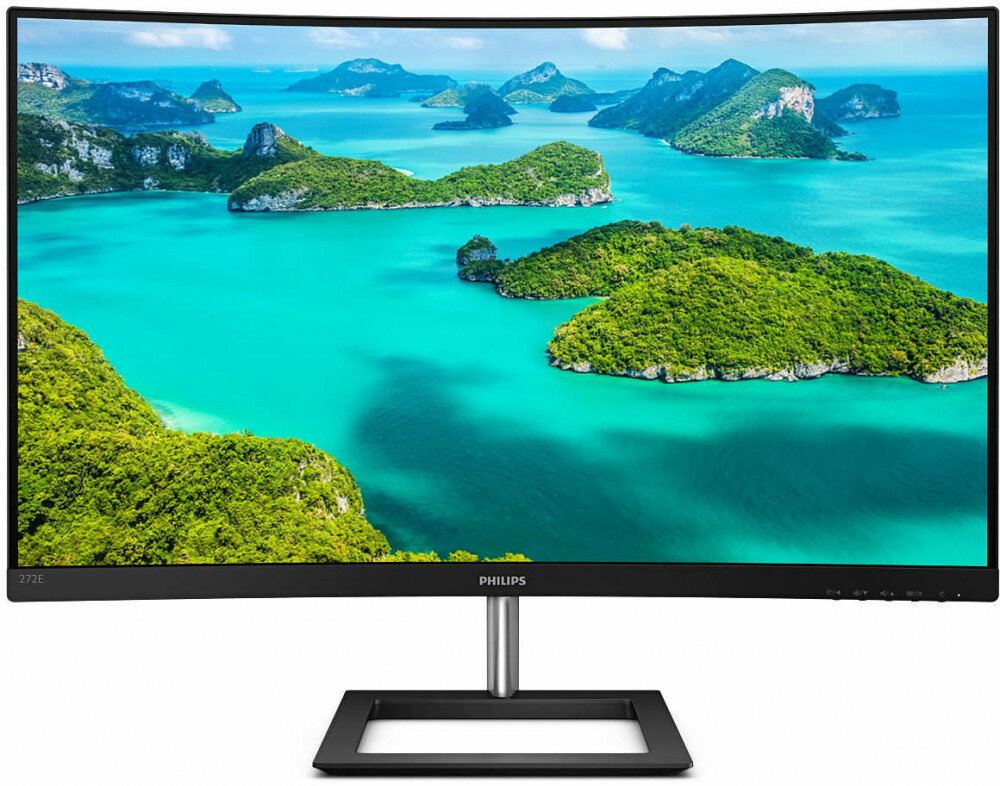 Монитор Philips 27" 272E1CA 1920x1080 VA WLED Curved 76Гц 4ms VGA HDMI DisplayPort