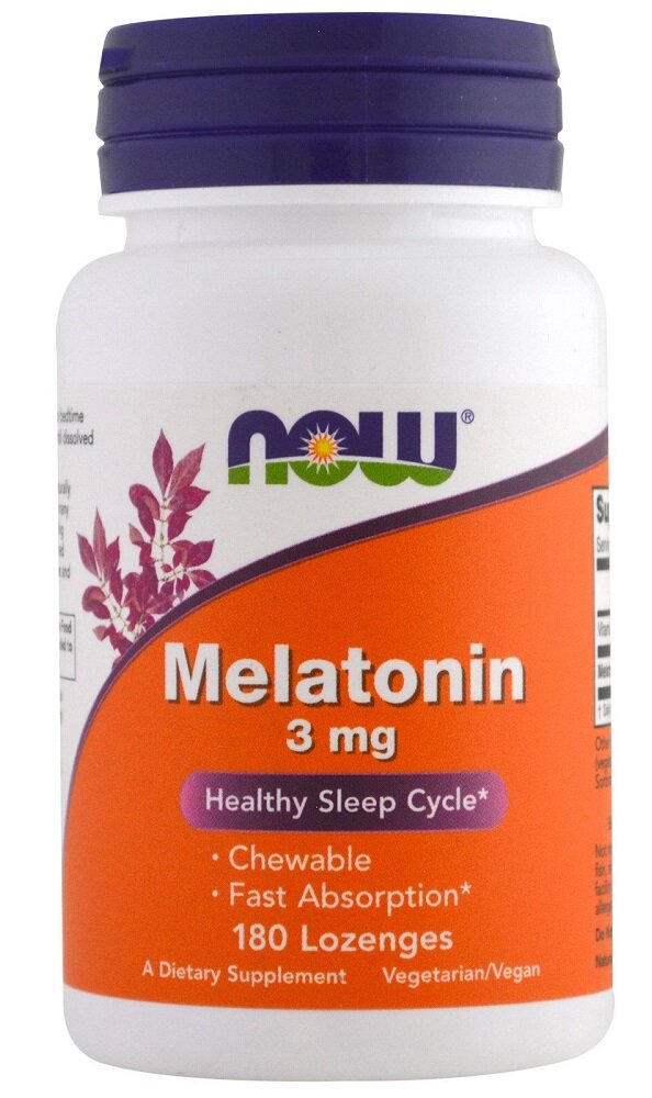  NOW Melatonin 3mg. 180 .