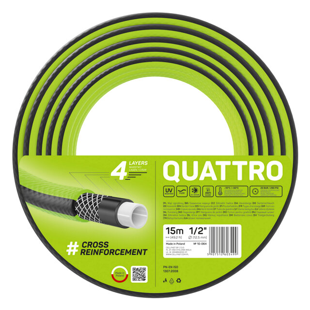 фото Шланг cellfast quattro 1/2" 15м 20бар