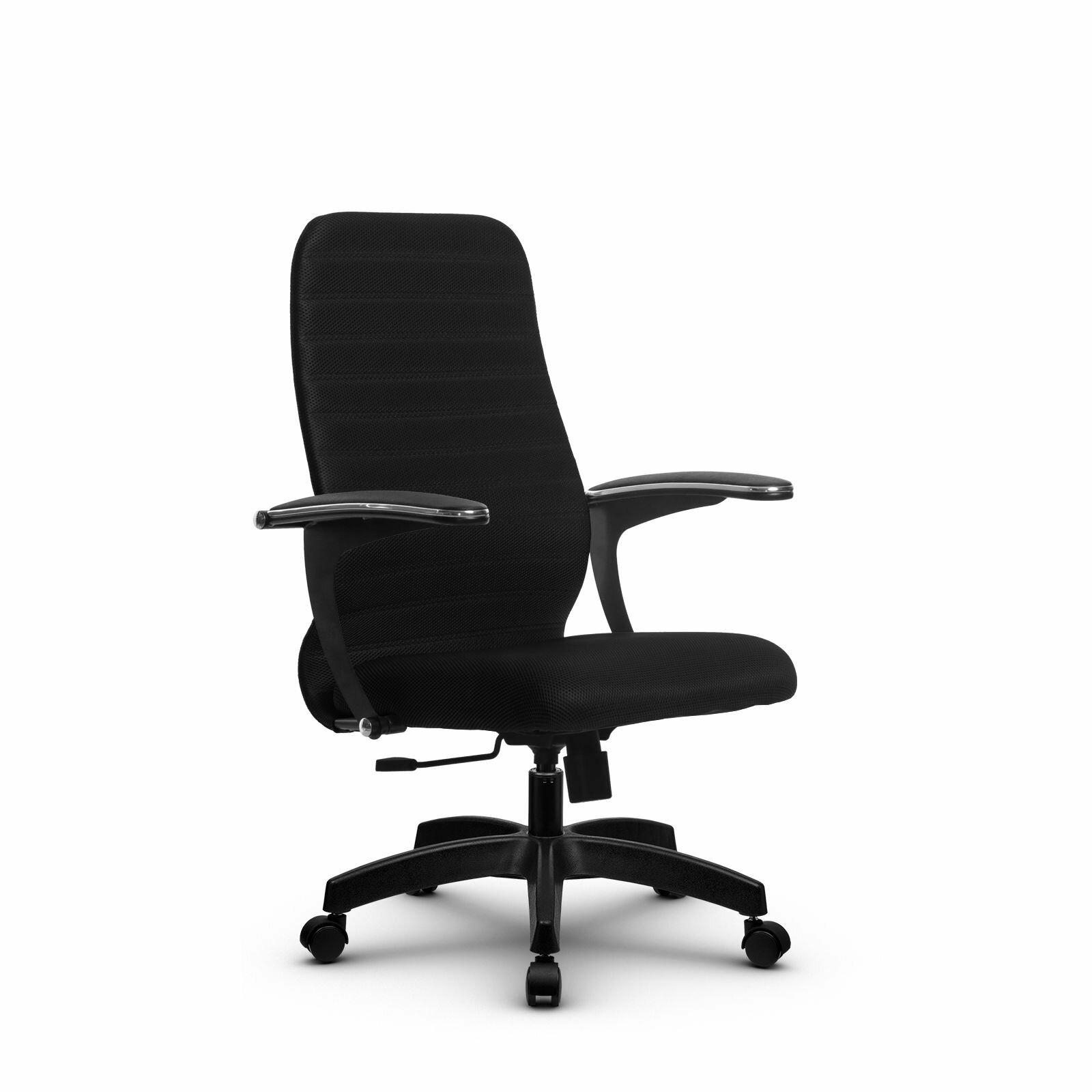 Компьютерное офисное кресло mетта SU-СU160-10, PL,Черное - фотография № 1