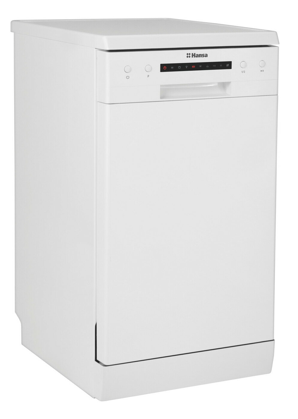 Посудомоечная машина Hansa ZWM416WEH, 45 см, 6 программ, программа половинной загрузки, третья корзина (Maxi Space), белый - фотография № 3