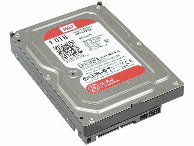 Жесткий диск WD Жесткий диск 1ТБ Western Digital Red WD10EFRX, 64МБ (SATA III) (oem)