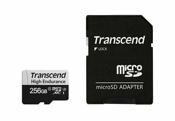 Карта памяти Transcend microSD 256GB (TS256GUSD350V) w/ adapter